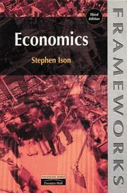 Cover of: Economics (Frameworks) | Stephen Ison