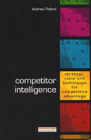 Cover of: Competitor Intelligence by Andrew Pollard