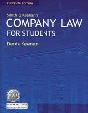 Cover of: Smith and Keenan's Company Law for Students (Smith & Keenan) by Kenneth Smith, Denis Keenan