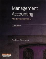 Cover of: Management Accounting by Pauline Weetman