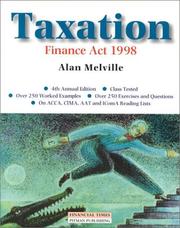 Cover of: Taxation by Alan Melville