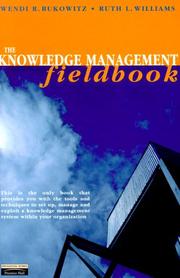 Cover of: The Knowledge Management Fieldbook by Wendi Bukowitz, Ruth L. Williams