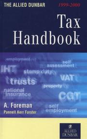 Cover of: The Allied Dunbar Tax Handbook
