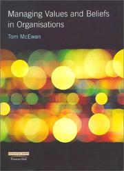 Cover of: Managing values and beliefs in organisations