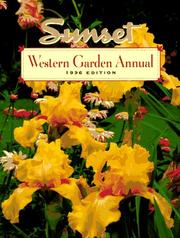 Cover of: Sunset Western Garden Annual, 1996 (Western Garden Annual)