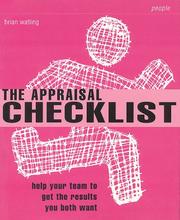 The Appraisal Checklist by Brian Watling