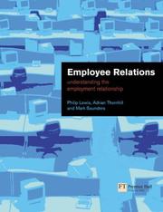 Cover of: Employee Relations: Understanding The Employment Relationship