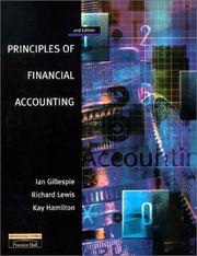 Cover of: Principles of Financial Accounting