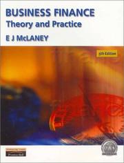 Cover of: Business Finance: Theory and Practice