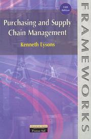 Cover of: Purchasing and Supply Chain Management (Frameworks)