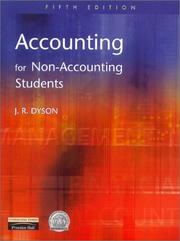 Cover of: Accounting for non-accounting students | J. R. Dyson