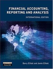 Cover of: Financial Accounting, Reporting and Analysis: International Edition