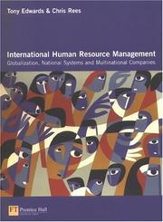 Cover of: International Human Resource Management by Tony Edwards, Chris Rees