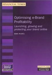Cover of: Optimising E-Brand Profitability | Kris Wadia