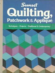 Cover of: Quilting--patchwork, appliqué