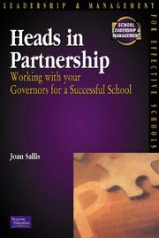 Cover of: Heads in Partnership: Working With Your Governors for a Successful School (School Leadership & Management)