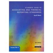 Cover of: Students' guide to accounting and financial reporting standards by Geoff Black, Geoff Black