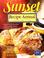 Cover of: Sunset Recipe Annual 1999 (Sunset Recipe Annual)