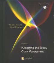 Purchasing and Supply Chain Management by Kenneth Lysons, Michael Gillingham