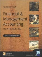 Cover of: Financial and management accounting by Pauline Weetman