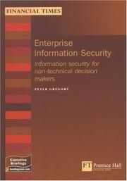 Cover of: Enterprise Information Security: Information Security For Non-technical Decision Makers (Executive Briefings)