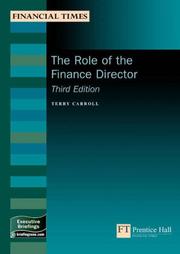 Cover of: Role of the Finance Director/Transforming the Finance Function Pack (Management Briefings Executive)