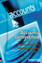 Accounts demystified by Anthony Rice