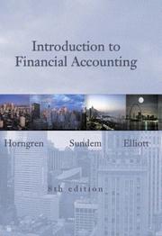 Cover of: Value Pack: Introduction to Financial Accounting (Including Pin Card)