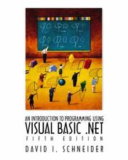 Cover of: Introduction to Programming with Visual Basic .Net with Pin Card