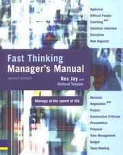 Cover of: Fast Thinking Manager's Manual (Fast Thinking)