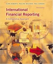 Cover of: International financial reporting: a comparative approach