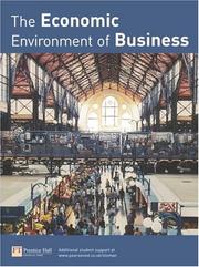 Cover of: The Economic Environment of Business