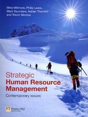 Cover of: Strategic Human Resource Management: Contemporary Issues