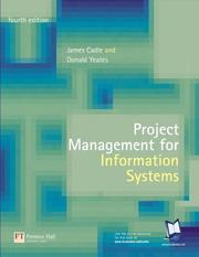 Cover of: Project management for information systems | 