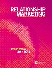 Cover of: Relationship Marketing by John Egan