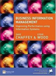 Cover of: Business information management: improving performance using information systems