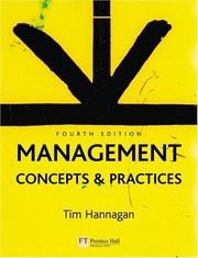 Cover of: Management: Concepts and Practices (4th Edition)