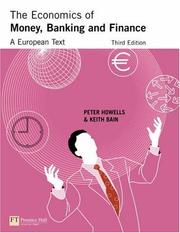 Cover of: The Economics Of Money, Banking And Finance: A European Text
