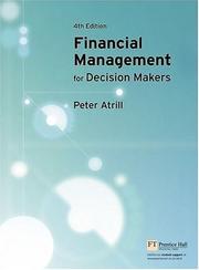 Cover of: Financial management for decision makers by Peter Atrill