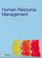 Cover of: Human Resource Management