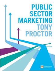 Cover of: Public Sector Marketing by Tony Proctor