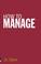 Cover of: How to Manage