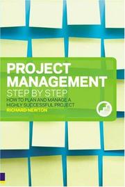 Cover of: Project Management Step by Step: How to Plan & Manage a Highly Successful Project