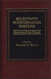 Cover of: Selectivity in Information Systems: Survival of the Fittest