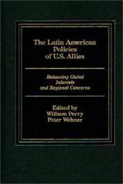 Cover of: The Latin American Policies of U.S. Allies by 