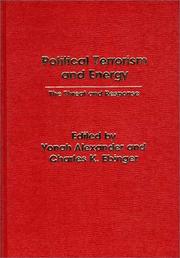 Cover of: Political Terrorism and Energy by 