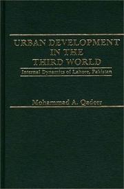 Cover of: Urbanization in the Third World: A Case Study of Lahore, Pakistan
