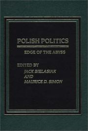 Cover of: Polish Politics: Edge of the Abyss