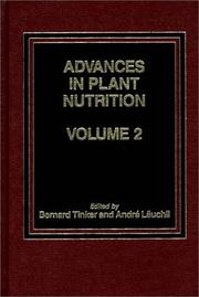 Cover of: Advances in Plant Nutrition: Volume 2