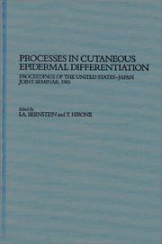 Cover of: Processes in Cutaneous Epidermal Differentiation by 